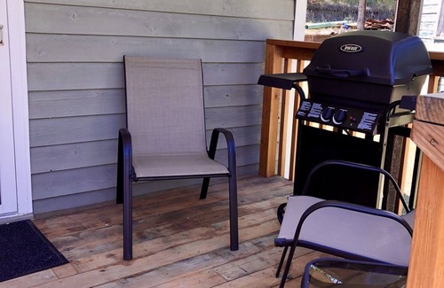 Hot Springs Cabina | Studio cabin on private lake, pet friendly