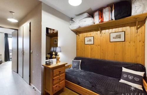 La Rosiere Apartamento | Studio cabine à 80m des pistes avec parking et balcon exposé sud - FR-1-398-643