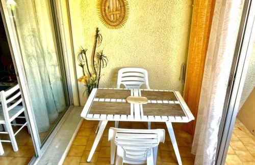 Marseillan Plage Apartamento | Studio cabine avec terrasse, 4 couchages, parking privé - Marseillan - FR-1-326-415