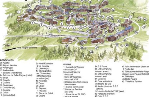 Belle Plagne Apartamento | Studio cabine ski-in/ski-out, animaux admis, parking en option - FR-1-181-2211