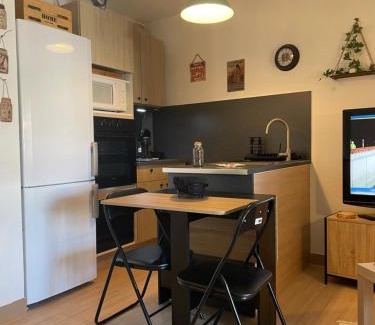 Le Couchant Apartamento | Studio cabine moderne - parking & terrasse