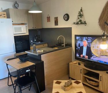 Le Couchant Apartamento | Studio cabine moderne - parking & terrasse