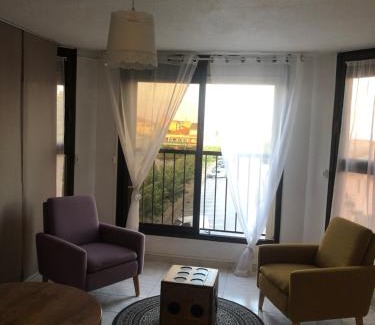 Valras-Plage Apartamento | Studio cabine Toi et Moi à 30 m de la plage de Valras centre