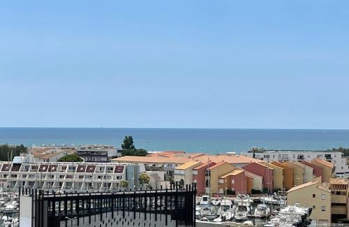 Carnon-Plage Apartamento | Studio cabine vue mer