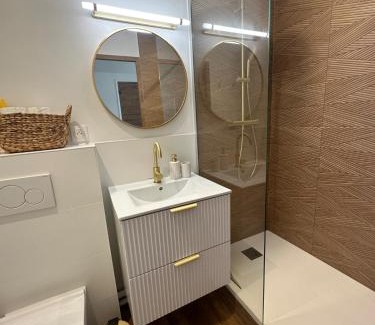 Le Couchant Apartamento | Studio cabines, Vue mer & étang, plage a pied