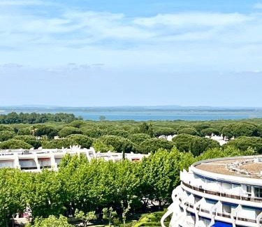 Le Couchant Apartamento | Studio cabines, Vue mer & étang, plage a pied