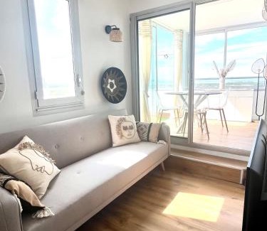 Le Couchant Apartamento | Studio cabines, Vue mer & étang, plage a pied