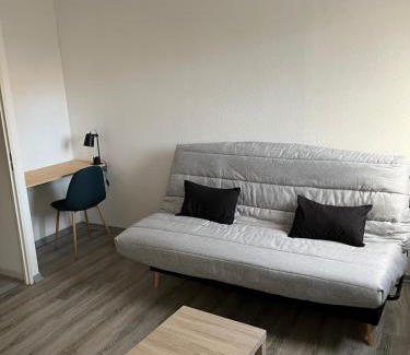 Sainte-Anne - Faubourg Noyon Apartamento | Studio calme proche de la gare