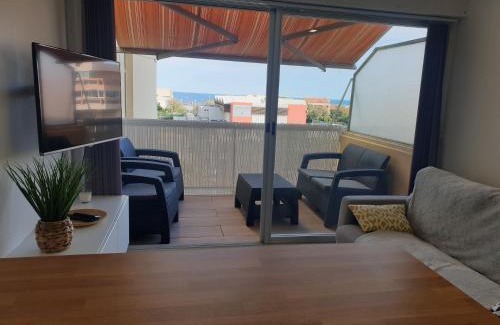 Carnon-Plage Apartamento | Studio Carnon bord de plage climatisé