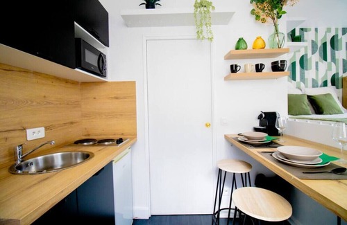 Porte-Dauphine Apartamento | Studio Chic 16è, Rénové, 2 Pers