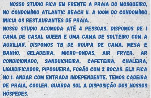 Mosqueiro Apartamento | Studio Cinza em frente à praia
