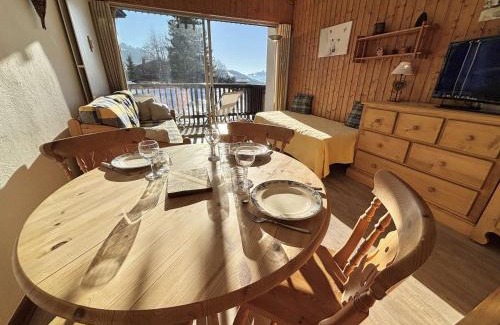 Notre-Dame-de-Bellecombe Apartamento | Studio Classé 1* avec Piscine et Tennis Privatifs, au Pied des Pistes - 3 Pers. - FR-1-595-18