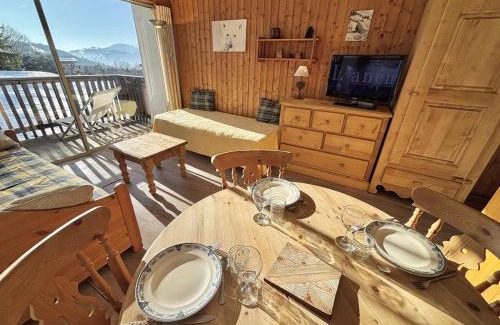 Notre-Dame-de-Bellecombe Apartamento | Studio Classé 1* avec Piscine et Tennis Privatifs, au Pied des Pistes - 3 Pers. - FR-1-595-18