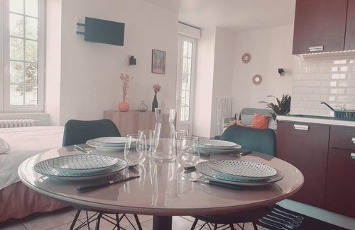 La Hisse Apartamento | Studio cocooning aux portes de DINAN PMR rez de chaussée