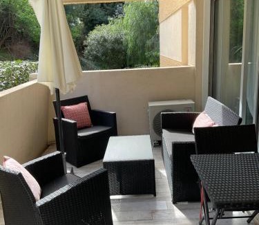 Saint-Augustin Apartamento | Studio coin nuit terrasse parking Clim