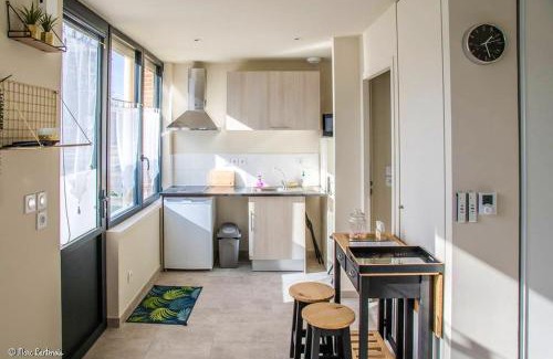 Abondant Apartamento | Studio confortable à Abondant, 30 m² avec jardin équipé