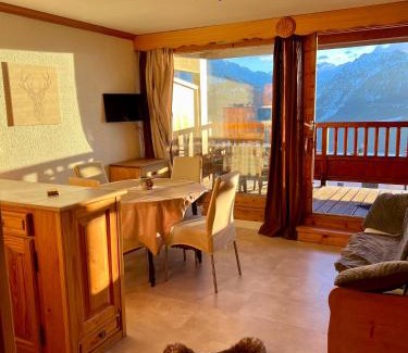 La Rosiere Apartamento | Studio cosy Centre station de ski La Rosière 1850 vue magnifique plein Sud