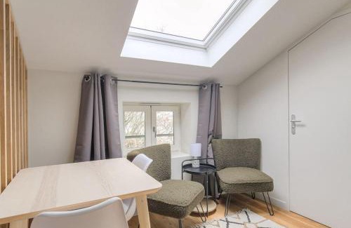 Vassieux - Crepieux Apartamento | Studio cosy, climatisé, Caluire-Lyon