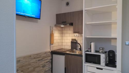 Bourbonne-les-Bains Apartamento | Studio cosy en rez-de-chaussée