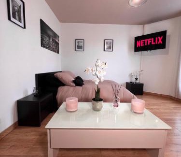 Soisy-sous-Montmorency Apartamento | Studio cosy proche du lac d'Enghien
