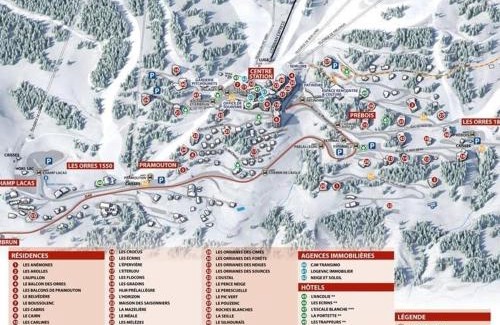 Les Orres Apartamento | Studio cosy Les Orres, 300m commerces, 150m remontée, parking, animaux admis - FR-1-322-271