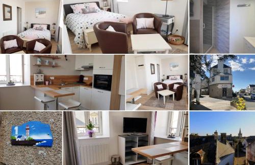 Plouharnel Apartamento | Studio Cosy LES ROSES TREMIERES 3 étoiles centre Plouharnel proche mer