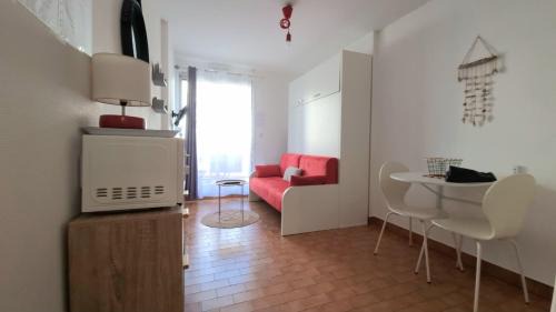 La Cote Radieuse Apartamento | Studio Cozy en Bord de Plage avec Vue Mer et Wifi