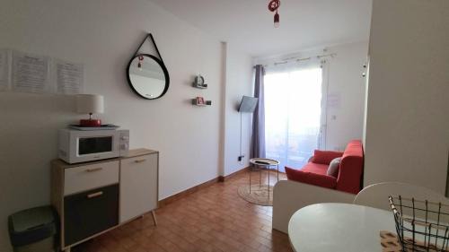 La Cote Radieuse Apartamento | Studio Cozy en Bord de Plage avec Vue Mer et Wifi