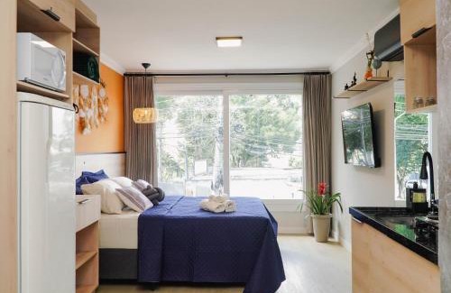 Campo Grande Apartamento | Studio de 2 Quartos com Ar condicionado 4 pessoas