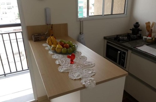 Se Apartamento | Studio Descolado na Liberdade - Prédio com piscina