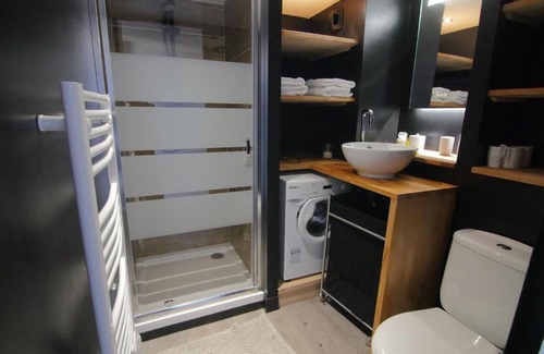 Le Croisic Apartamento | Studio duplex dans résidence de standing avec piscine, vue sur mer