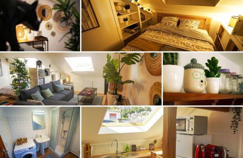 Anatole France Danton Apartamento | Studio "En Coeur de Ville" - Proche Mairie et Quartier Perret - Calme et Charmant