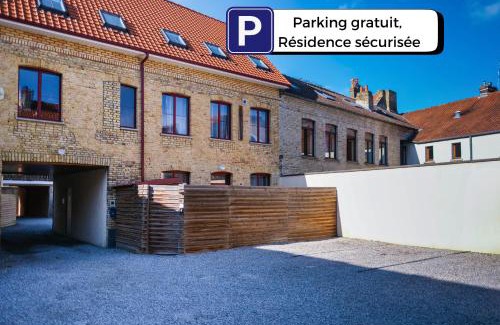Saint-Omer Apartamento | Studio en plein centre de Saint-Omer - à 5 min de la gare, parking gratuit