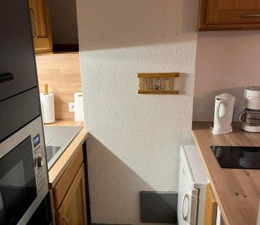 Bellevaux Apartamento | Studio en station avec 1 canapé-lit et 1 lit-superposé