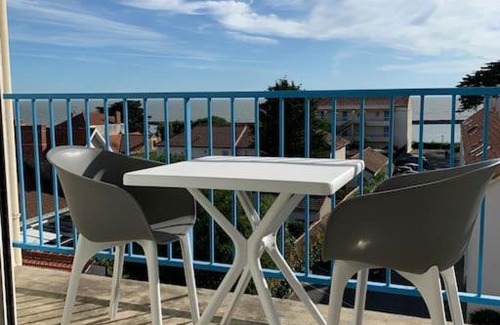 La Bernerie-en-Retz Apartamento | Studio face mer Accès direct à la plage
