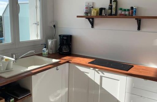 La Bernerie-en-Retz Apartamento | Studio face mer Accès direct à la plage