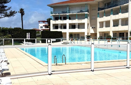 Ciboure Apartamento | Estudio frente al golf con terraza y aparcamiento