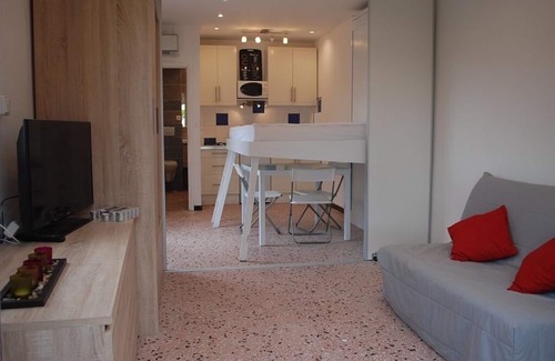 Pietrosella Apartamento | Pies de estudio en agua (acceso directo a la playa en el jardín) Acondicionamiento