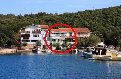 Island Dugi Otok Apartamento | Apartamento-estudio en la playa Zaglav, Dugi otok (AS-8170-a)
