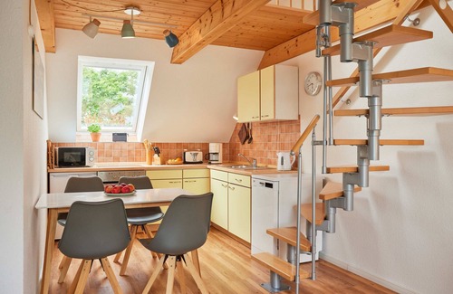 Fehmarn Apartamento | Apartamento-De Lujo-Baño Privado-Vista al campo-Maisonettewohnung