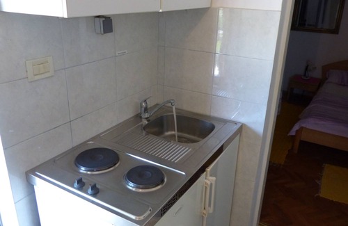 Saplunara Apartamento | Apartamento-estudio con terraza y vista al mar Bahía Saplunara, Mljet (AS-12849-a)