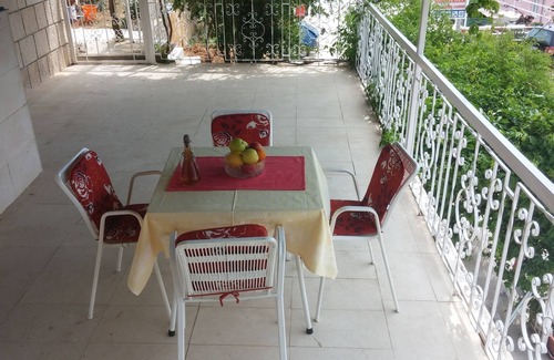 Saplunara Apartamento | Apartamento-estudio con terraza y vista al mar Bahía Saplunara, Mljet (AS-12849-b)
