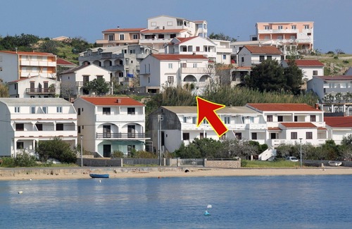 Metajna Apartamento | Apartamento-estudio con terraza y vista al mar Metajna, Pag (AS-208-a)