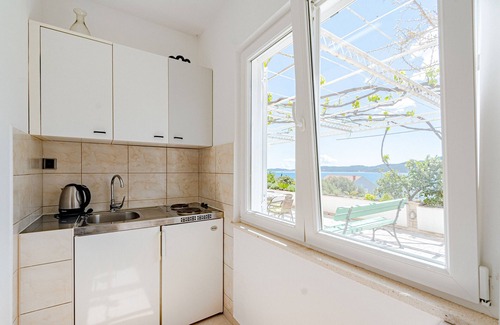 Viganj Apartamento | Apartamento-estudio con terraza y vista al mar Viganj, Peljesac (AS-19391-a)