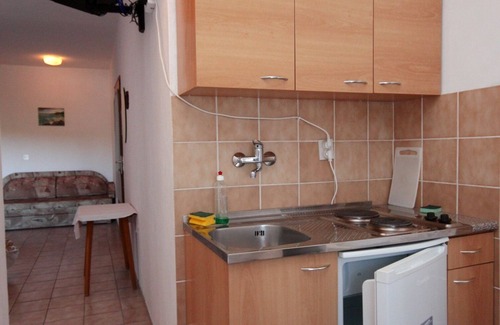Suha Punta Apartamento | Apartamento-estudio con terraza y vista al mar Suha Punta, Rab (AS-5050-a)