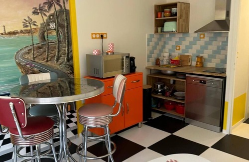 Saint-Georges-de-Didonne Apartamento | Apartamento estudio 'Sixties' con balcón y Wi-Fi