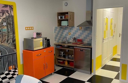 Saint-Georges-de-Didonne Apartamento | Apartamento estudio 'Sixties' con balcón y Wi-Fi