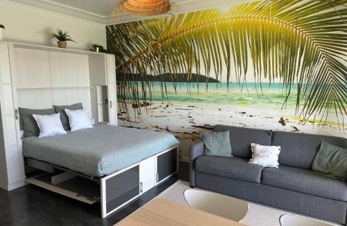 Villeneuve Loubet Beach Apartamento | Studio Front de Mer à 10mètres de la plage