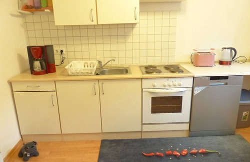 Randersacker Apartamento | Estudio en un antiguo vivero de rosas con jardín; los viajeros de negocios son bienvenidos