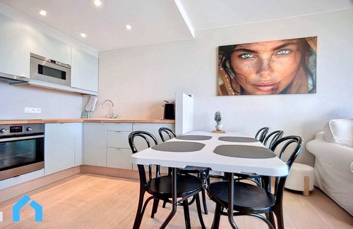 Albertstrand Apartamento | Estudio en Knokke-Heist con Vista al Mar